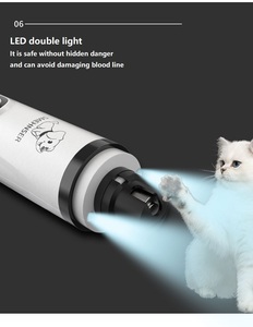 Profesyonel 3-Speed şarj edilebilir köpek yumuşatma bakım araçları ile tırnak törpüsü ağrısız Pet Paws giyotin - Product Image 6