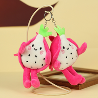 Groothandel Schattige Draak Fruit Pluche Sleutelhanger Knuffel Beeldje Pop Op Maat Creatieve Knuffels Knuffel Voor Cadeau
