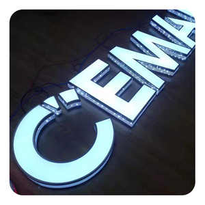 Enseignes lumineuses LED extérieures personnalisées, étanches, à éclairage frontal, pour salons de coiffure, magasins et immeubles de bureaux - Product Image 4