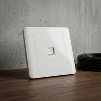 Tomacorriente Telefónico Simple BENDI C49, Resistente al Fuego, IP22, para Uso Residencial/Comercial