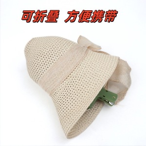 Sombrero de Paja para Mujer, Estilo Floppy, Protección Solar para la Playa, Ala Ancha, Lazo de Cinta, Plegable, Hierba Natural, 56-58CM, Moda de Verano - Product Image 2