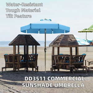 Paraguas comercial moderno Venta caliente <span class=keywords><strong>Precio</strong></span> de Fábrica-<span class=keywords><strong>Protector</strong></span> <span class=keywords><strong>solar</strong></span> de acero inoxidable para vendedores de playa y lugares de reunión al aire libre - Product Image 3