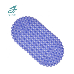 แผ่นรองอาบน้ำแบบกำหนดเอง YIDE พร้อมที่ขัดเท้าแบบนวด ป้องกันการลื่นไถล ทำจาก PVC - Product Image 2