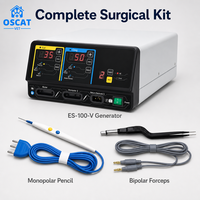 Électrobistouri vétérinaire OSCAT ES100V 6 modes de coupe et de coagulation, machine vétérinaire conforme aux normes CE, stable