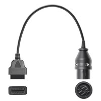 Convertidor de Conector OBD para Autos Antiguos Benz, de 38 Pines a 16 Pines OBDII, con 1 Año de Garantía