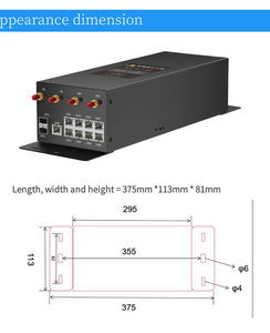 เกตเวย์เสาอัจฉริยะ 5G 4G อเนกประสงค์ - ศูนย์ประมวลผลข้อมูลอุตสาหกรรมสำหรับระบบไฟถนนอัจฉริยะในเมืองอัจฉริยะ - Product Image 5