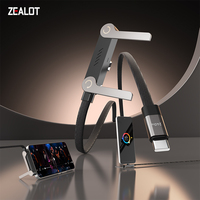 Câble de charge rapide tressé USB-C vers USB-C 1,5 m 240 W Zealot XC011