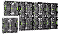 Écran LED de location extérieur P3.9 500x500mm avec connexion sans fil Hub, écran de scène modulaire sans soudure pour concerts et événements en direct