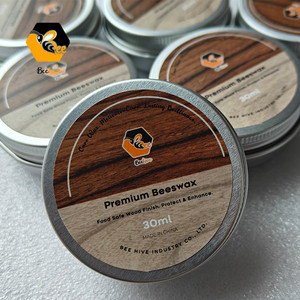 <span class=keywords><strong>Cire</strong></span> <span class=keywords><strong>d</strong></span>'<span class=keywords><strong>abeille</strong></span> BH pour le polissage du bois, pour planches à <span class=keywords><strong>d</strong></span>écouper et ustensiles, conditionneur de bois sans danger pour les aliments, boîte en aluminium personnalisée 30-200ml - Product Image 4