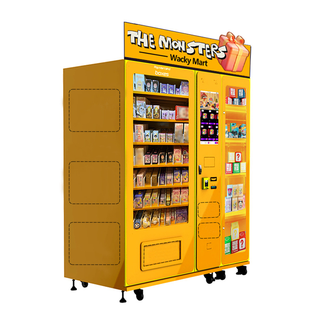 Customizable 22-Inch Digital Screen Labubu Mystery Box Vending Machine with SDK Function Lucky Box Vending Machine