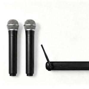 Used Dual Handheld <b>Wireless</b> <b>Microphone</b> System for Karaoke & Events - Product Image 1