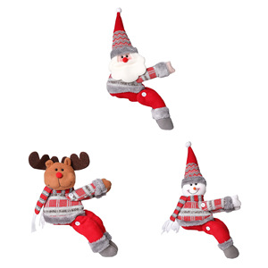 Factory-direct Christmas Fabric Curtain Decor Cartoon Doll-shaped <b>Tiebacks</b> Window Display Home Accents Festive Gift 14 Years - Product Image 5