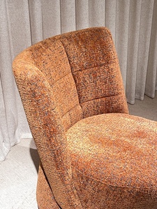 Fauteuil de salon en tissu de design italien, fauteuil pivotant d'appoint pour le salon - Product Image 6