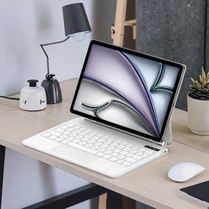 เคสคีย์บอร์ดไร้สาย BT backlit แบบแม่เหล็กล่าสุดสำหรับ <span class=keywords><strong>iPad</strong></span> Air 13 "เคสคีย์บอร์ดอัจฉริยะ M4/M3/M2 - Product Image 1