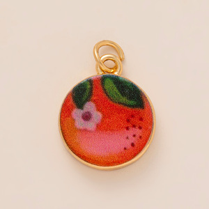 Nuovo arrivo ciondoli accessori pendenti in smalto fiore di frutta fragola per collana fai da te bracciale creazione di gioielli - Product Image 4