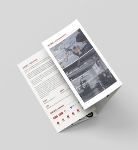 Brochure tri-pliée personnalisée en papier offset brillant, guide d'utilisation, livret Z, dépliants pliés en 3, manuel d'instructions - Product Image 4
