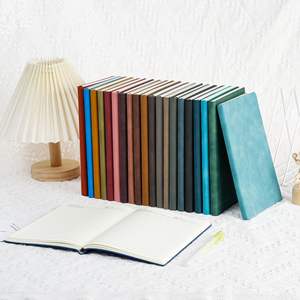 Cahier d'écriture en cuir PU durable 120 GSM, reliure cousue en papier sans acide, parfait pour les cadeaux promotionnels d'entreprise - Product Image 2