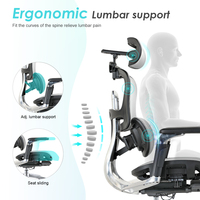 Fauteuil de bureau de direction haut de gamme inclinable avec siège et accoudoirs réglables, double soutien lombaire et repose-pieds – Vente en gros de mobilier de bureau