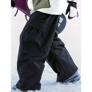 Pantalon de snowboard ample unisexe pour adulte, imperméable 20K, respirant 15K, coupe ample, vêtements de ski en polyester/nylon - Product Image 2