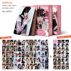 NOUVEAU 92 pièces KPOP Cartes LOMO, Cartes photo et Autocollants, Cadeau pour fans, Loisirs créatifs en papier, Impression numérique, Décoration Guangdong, Collection - Product Image 6