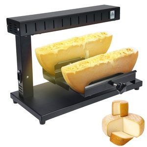 Nouvelle <span class=keywords><strong>Raclette</strong></span> Électrique Commerciale Automatique 750D pour <span class=keywords><strong>Demi</strong></span>-Rondelles de Fromage - Multifonctionnelle à Angle Réglable 750W - Product Image 1