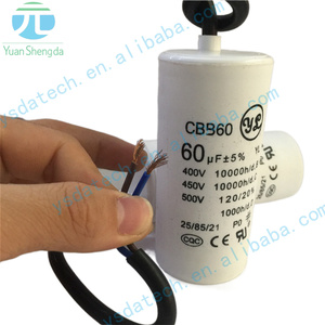 Contrôleur de moteur de machine à laver, (condensateur de démarrage) <span class=keywords><strong>CBB60</strong></span> 450V <span class=keywords><strong>60UF</strong></span> - Product Image 5