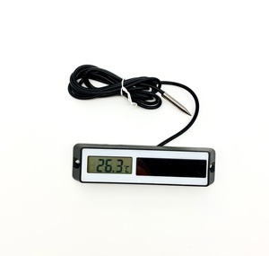 In magazzino temperatura termometro digitale portatile elettronico di alta qualità per la protezione dell'ambiente a energia solare - Product Image 2