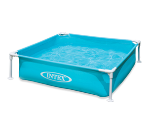 Prix de gros <span class=keywords><strong>INTEX</strong></span> 57173 Mini taille 122cmX122cmX30cm cadre carré piscine pour enfants animaux de compagnie - Product Image 2