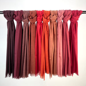 イスラム教ファッションカスタムSheila女性用スラブツイル平野織りヘッドショールコットンヒジャブイスラム教徒ポリエステルスカーフターバン女性用 - Product Image 3