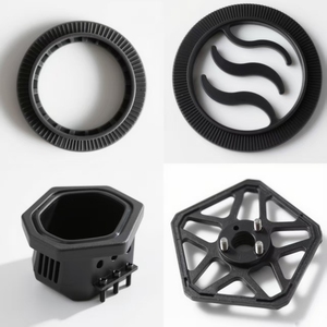 CNC Machining Manufacturer Precision CNC Turning <b>POM</b>/PEEK Plastic Parts Custom CNC Machining Plastic Parts - Product Image 1