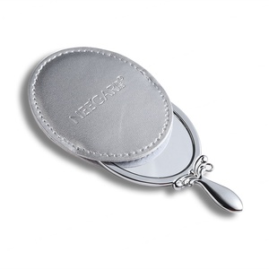 Wholesale Zinc Alloy Oval Make up Pocket <b>Mirror</b> <b>Compact</b> Cosmetic Handheld Princess <b>Mirror</b> - Product Image 3