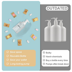 <span class=keywords><strong>Compresse</strong></span> <span class=keywords><strong>effervescenti</strong></span> per il lavaggio delle mani con sapone liquido schiumogeno naturale a marchio privato - Product Image 3