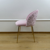 Fauteuils de maquillage d'hôtel minimalistes nordiques avec dossier pour bureau à domicile Restaurant salon meubles durables chaises modernes