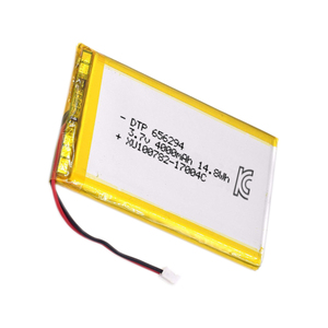 แบตเตอรี่ลิเธียมโพลิเมอร์606090 656294ได้รับการรับรองจาก KC DTP 3.7V พร้อม4000mAh - Product Image 4