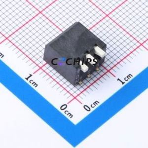 DSPV03LSGET DIP Switch SMD-6P,9x9mm Switch ( Number of Switch Sections: 3 )( Lead Spacing: 2.54mm ) - Product Image 1