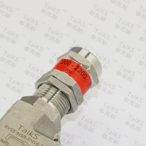 RVSS Series Stainless Steel Safety <b>Valve</b> Unloading & Pressure Relief <b>Valve</b> with Threaded Connection - Product Image 1