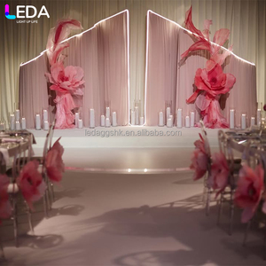 LEDA - Cortina de Luces LED Metálicas Rosadas Románticas para Decoración de Bodas y Fiestas - Product Image 3