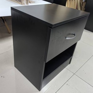 Comodino Moderno Nascosto in Legno con Cassetti Contenitore, <span class=keywords><strong>Mobiletto</strong></span> Organizer per Camera da Letto e Arredamento Casa - Product Image 5