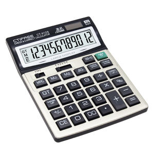 Calculadora LCD electrónica de 12 dígitos al por mayor, calculadora con pantalla Citifree con logotipo personalizado, batería, energía solar, <span class=keywords><strong>normal</strong></span>, al por mayor - Product Image 2