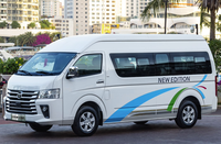 Nouveau modèle 2026 Foton diesel CS2, longue portée, toit surélevé, 19 places, minibus de passagers à vendre