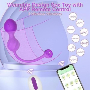 Juguetes sexuales para adultos de silicona resistente al agua para mujeres y parejas APP Control remoto punto G y vibrador del clítoris <span class=keywords><strong>Kegel</strong></span> Ball <span class=keywords><strong>Vagina</strong></span> entrenamiento - Product Image 2