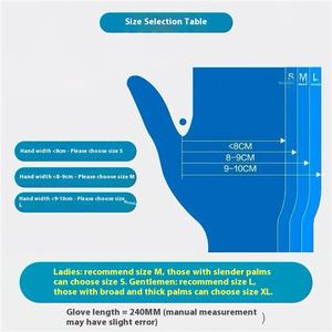 قفازات TPE شفافة يمكن التخلص منها مطاط سميك متين لتقديم الطعام تنظيف المطبخ للاستخدام المنزلي إغلاق شريط 3 متر من الدرجة الغذائية - Product Image 4