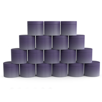 Bouteille de 16 oz Personnalisée en Plastique PET Mat pour Crème, Lotion, Shampoing avec Distributeur, Pots en Plastique Dépoli Personnalisés Écologiques pour Crème