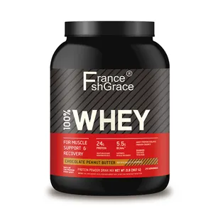 Optimum Nutrition Gold Standard 100% Whey Protein em pó, manteiga de amendoim