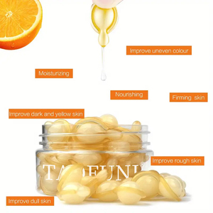 Las cápsulas de suero facial OEM/ODM/vitamina C blanquean y reafirman la piel hidratan y nutren las cápsulas de esencia para el cuidado de la piel - Product Image 4