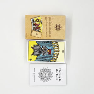 Obral Kartu Tarot Cetak OEM Kustom dengan 100 Halaman Kartu Tarot Manual - Product Image 6