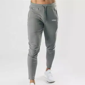 JL1228A Wholesale Nylon Joggers Men Fitted Gym Running Drawstring Pockets Sweat Jogger Pants For Men