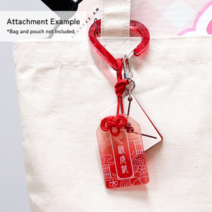 Llavero de acrílico con cadena estilo Omamori de siete colores, hecho en Japón, ideal para regalo, venta al por mayor - Product Image 4