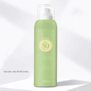 Atacado Private Label Orgânicos Naturais para o Corpo e Rosto Protetor Solar Spray de Protetor Solar Hidratante SPF 50