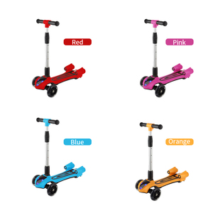 Trottinette à pédales pour enfants à 3 roues pliable avec musique et lampe de poche intégrée, très vendue et de haute qualité - Product Image 6